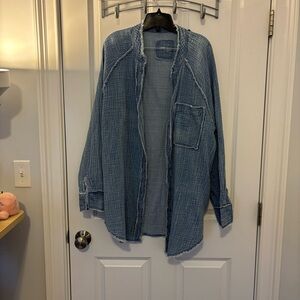 Aerie Button Up Chambray